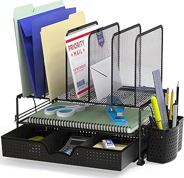 SimpleHouseware mesh desk organizer