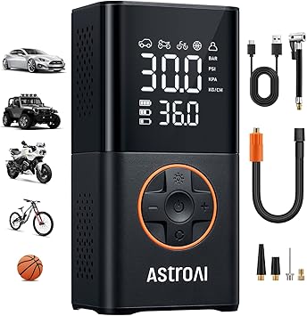AstroAI portable tire inflator