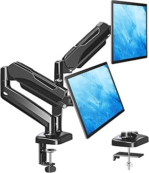 MOUNTUP dual monitor desk mount