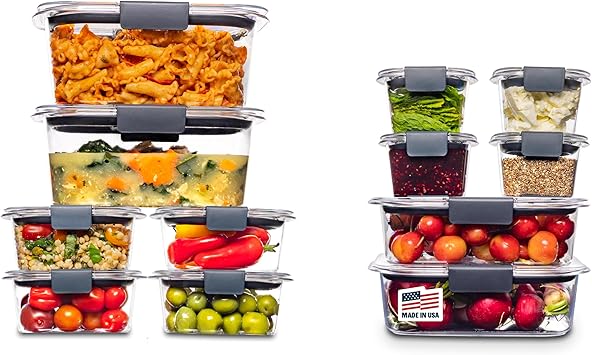 Rubbermaid Brilliance food storage set
