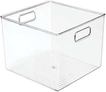 mDesign plastic storage bins